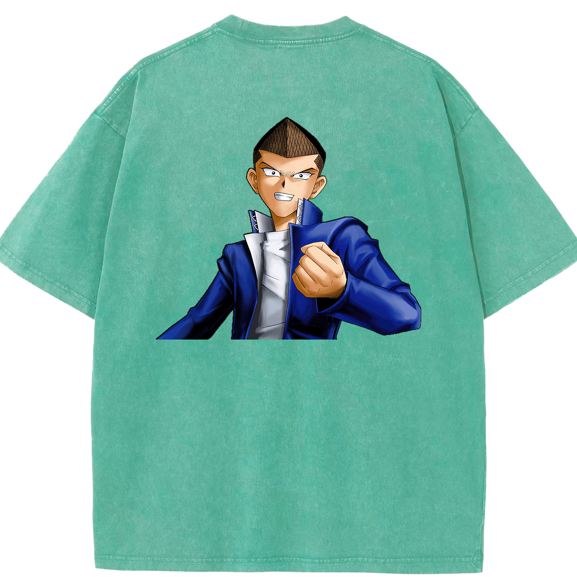（画像用） 遊☆戯☆王 Yu-Gi-Oh! 綿100% ヴィンテージ風 半袖Tシャツ（背面プリント）
